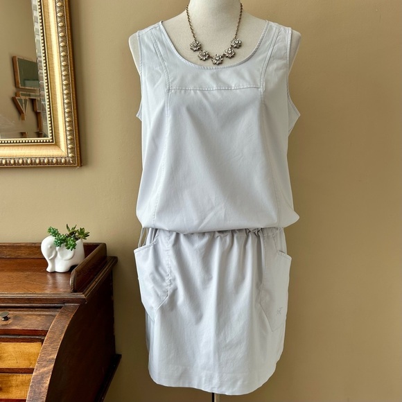 Arc'teryx Contenta Dress Light Immersion Gray Grey Sleeveless Size Large - Picture 3 of 16